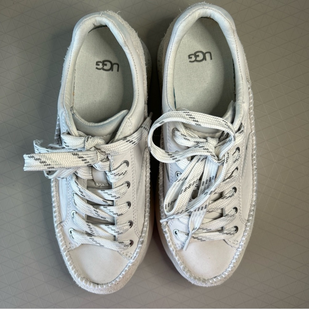UGG Women's Marin Lace Sneaker White Size 9